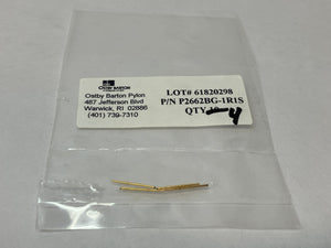 P2662BG-1R1S | Ostby Barton Pylon  Spring Loaded Probe Contact PKG OF 4 - New – Open box