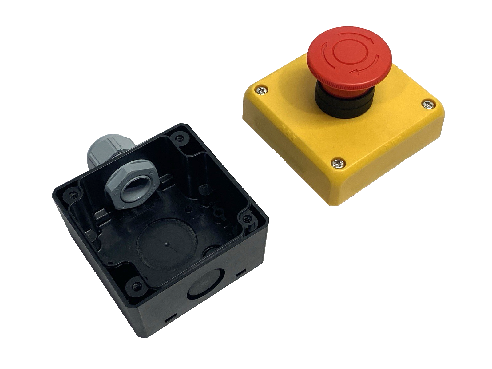 IDEC FB1W-HW1B-V402R Emergency Stop Box TYPE 4X - Maverick Industrial Sales