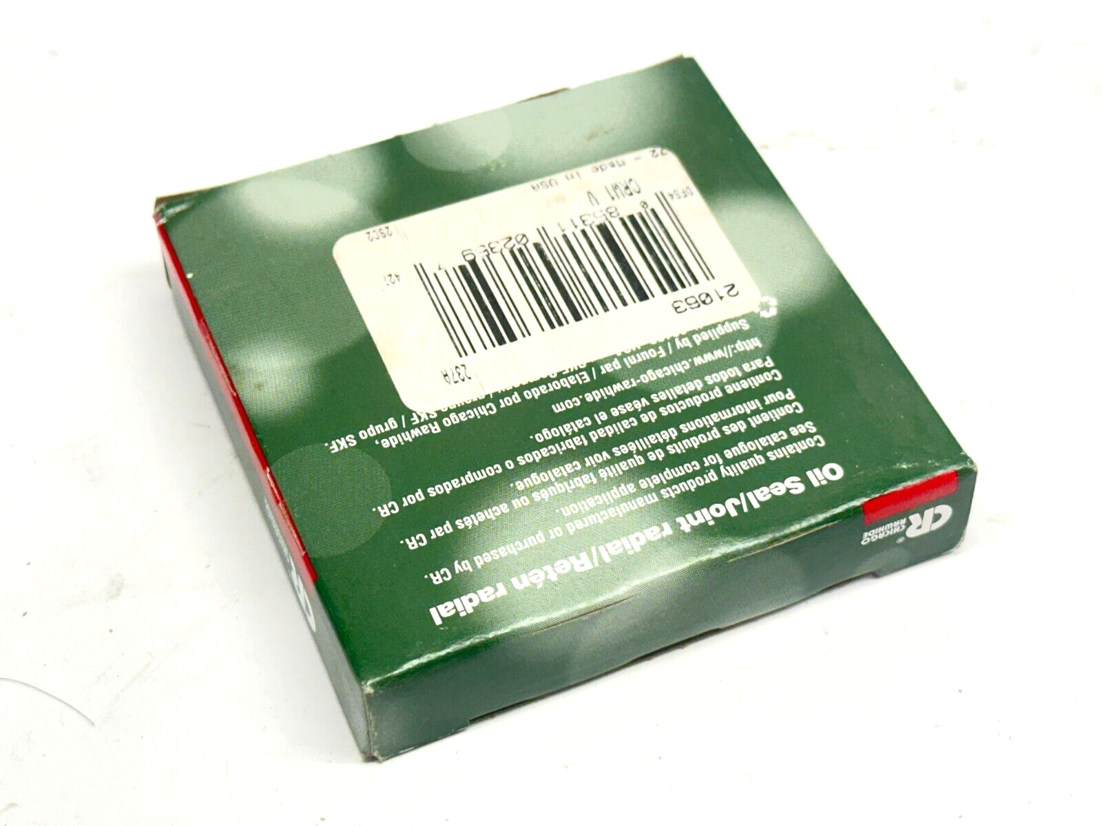 CR Chicago Rawhide 21063 CRW1 V Radial Oil Seal - Maverick Industrial Sales