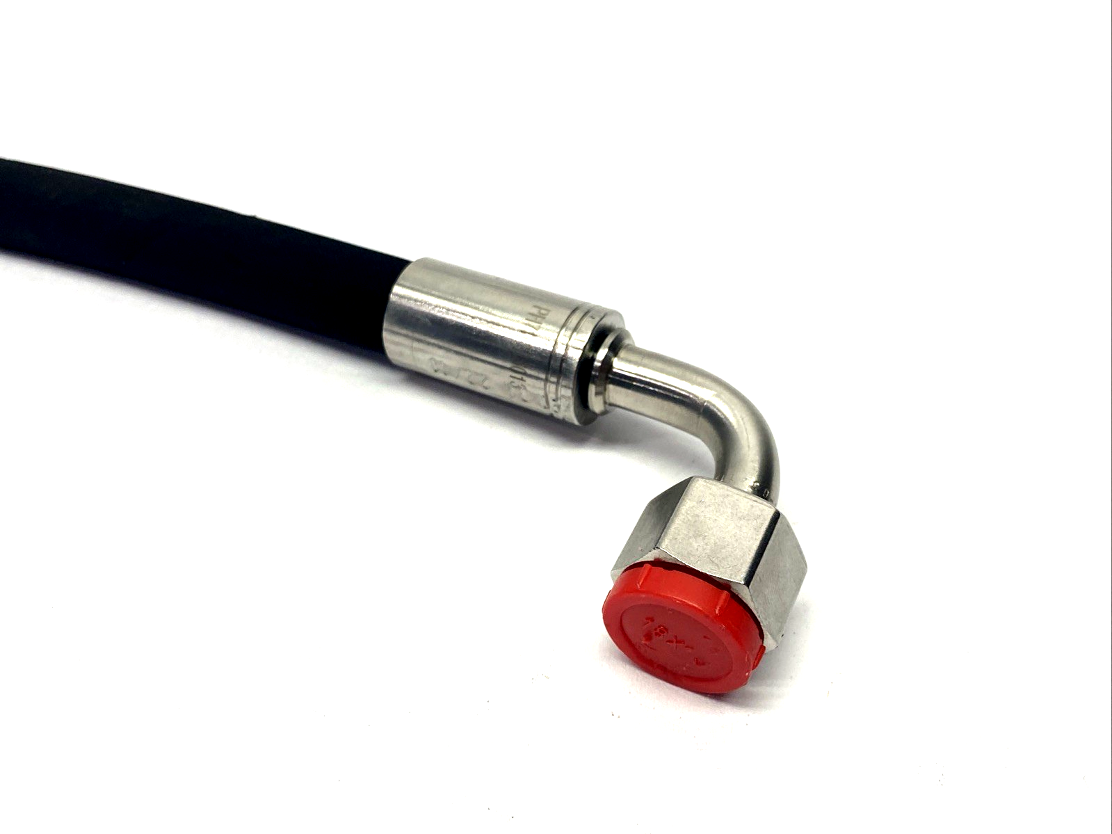 H-KON 437082 Hydraulic Hose w/ 90 Deg. Fitting, 24" Length PH71-516013 - Maverick Industrial Sales