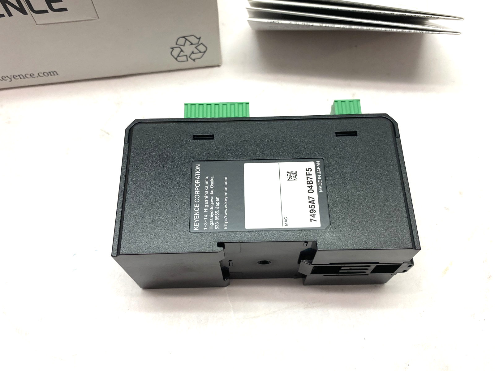 Keyence N-L20 Ethernet Communication Connection Unit 11-Point Display 24VDC - Maverick Industrial Sales