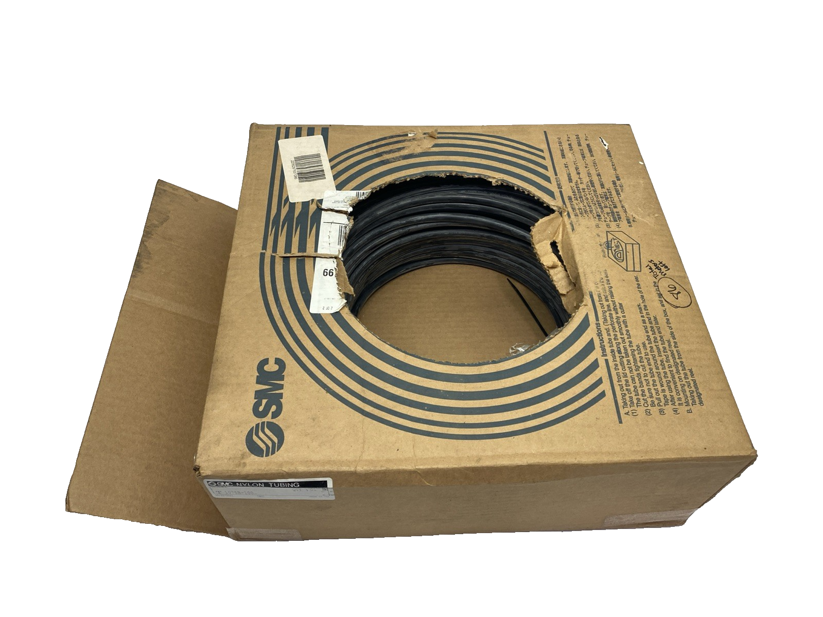 SMC T1075B-100 Pneumatic Tubing 10mm O.D. ROLL OF 80 METERS - Maverick Industrial Sales
