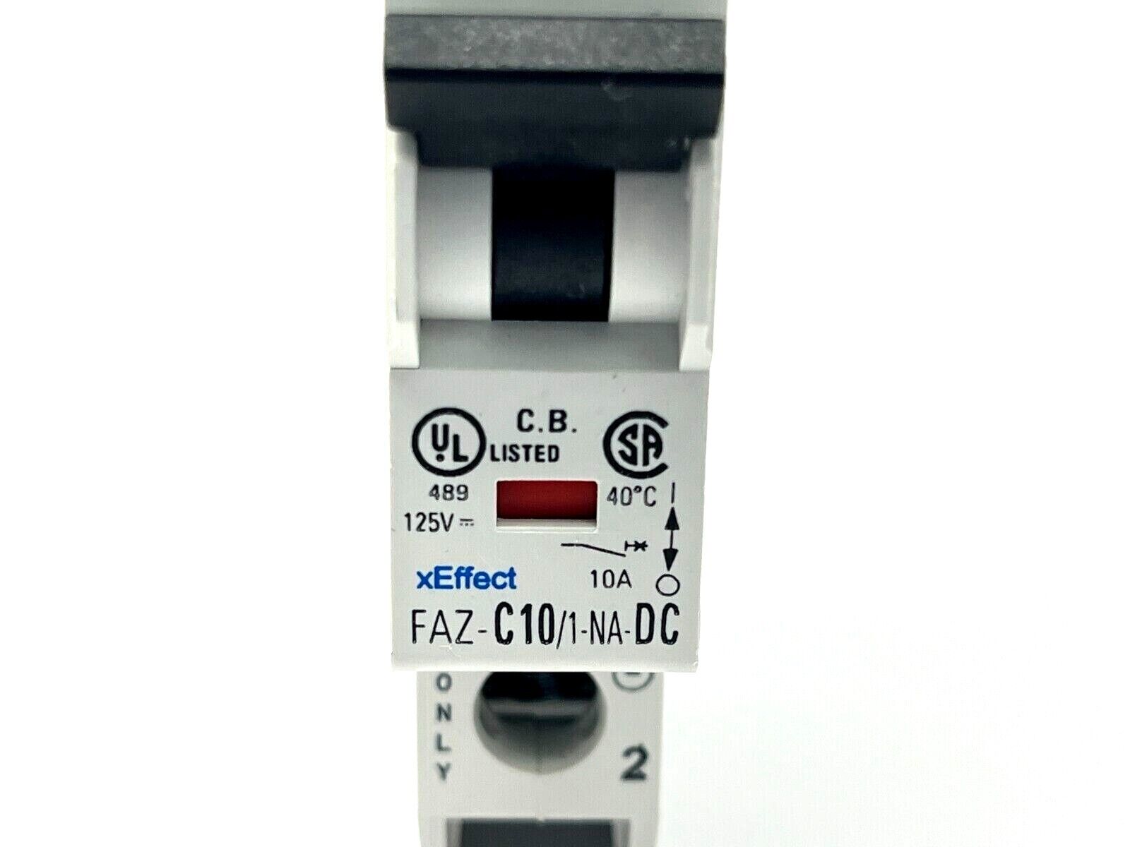 Eaton FAZ-C10/1-NA-DC Miniature Circuit Breaker 10A 125V 1-Pole - Maverick Industrial Sales