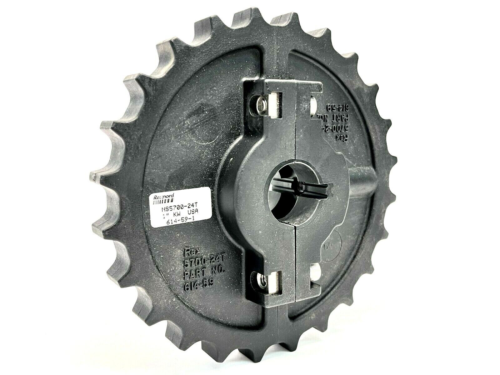 Rexnard NS5700-24T_1IN_KW1SS_PA Molded Split Sprocket 614-59-1 - Maverick Industrial Sales