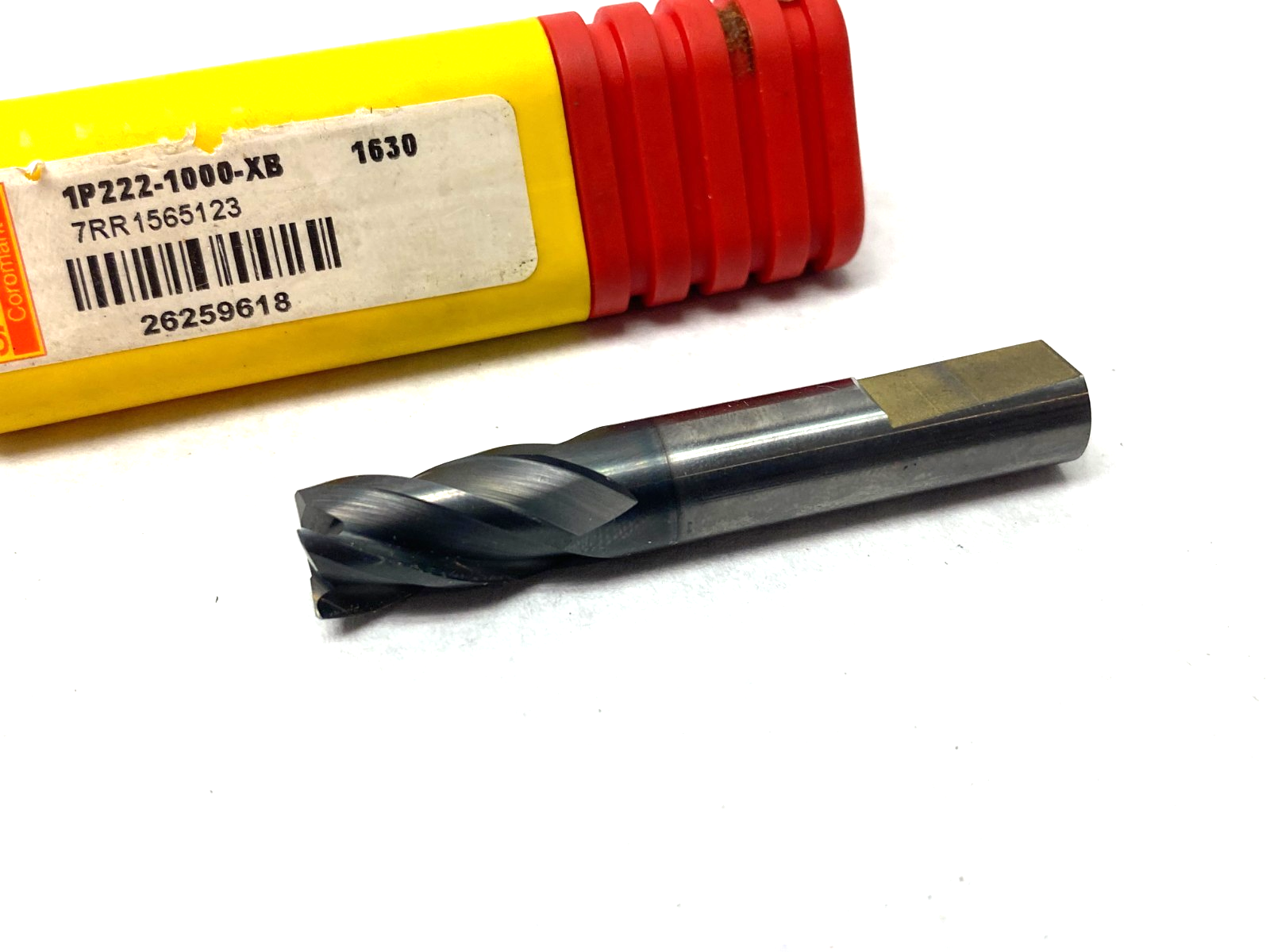 1P222-1000-XB 1630 | Sandvik CoroMill® Plura Solid Carbide End Mill 26259618 - New – Open box - Maverick Industrial Sales