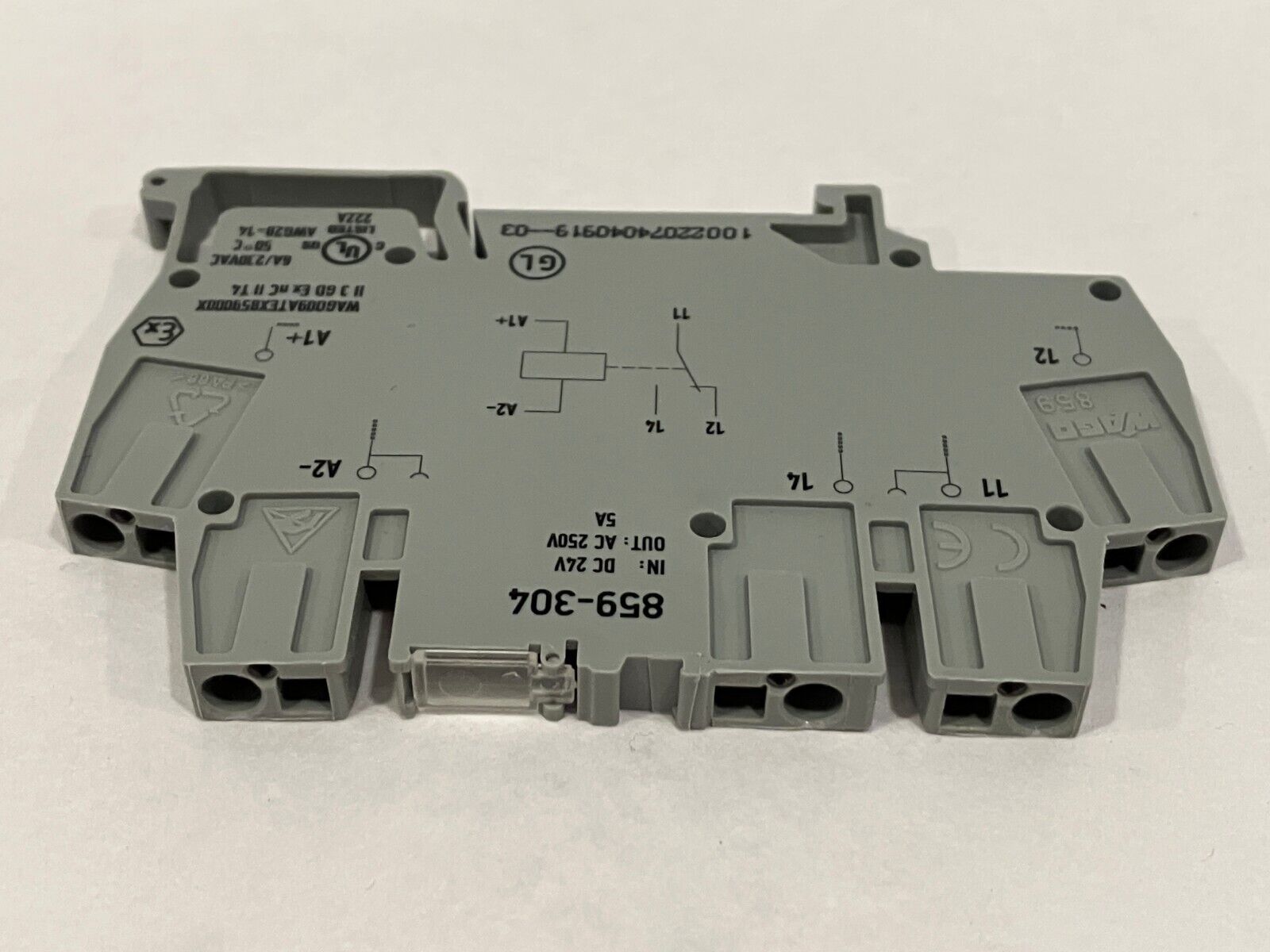 Wago 859-304 Relay Module w/ 857-152 Relay - Maverick Industrial Sales