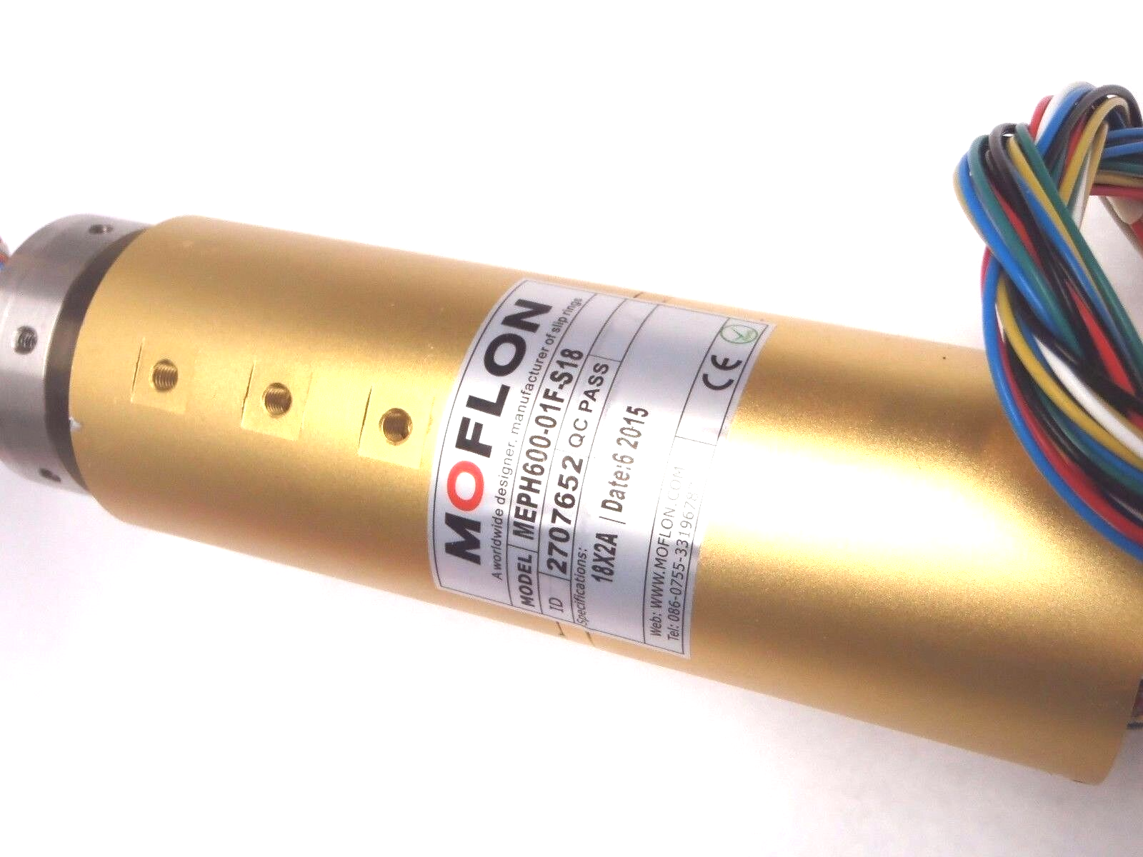 MOFLON MEPH600-01F-S18 18X2A Rotary Joint 2707652 6 Passage Hydraulic Pneumatic - Maverick Industrial Sales