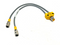 Turck VB2-F5M 4.4/2RK 4T-0.3/0.3 Y-Splitter M M12 4-Pin F M12 4-Pin 0.3m U0095 - Maverick Industrial Sales