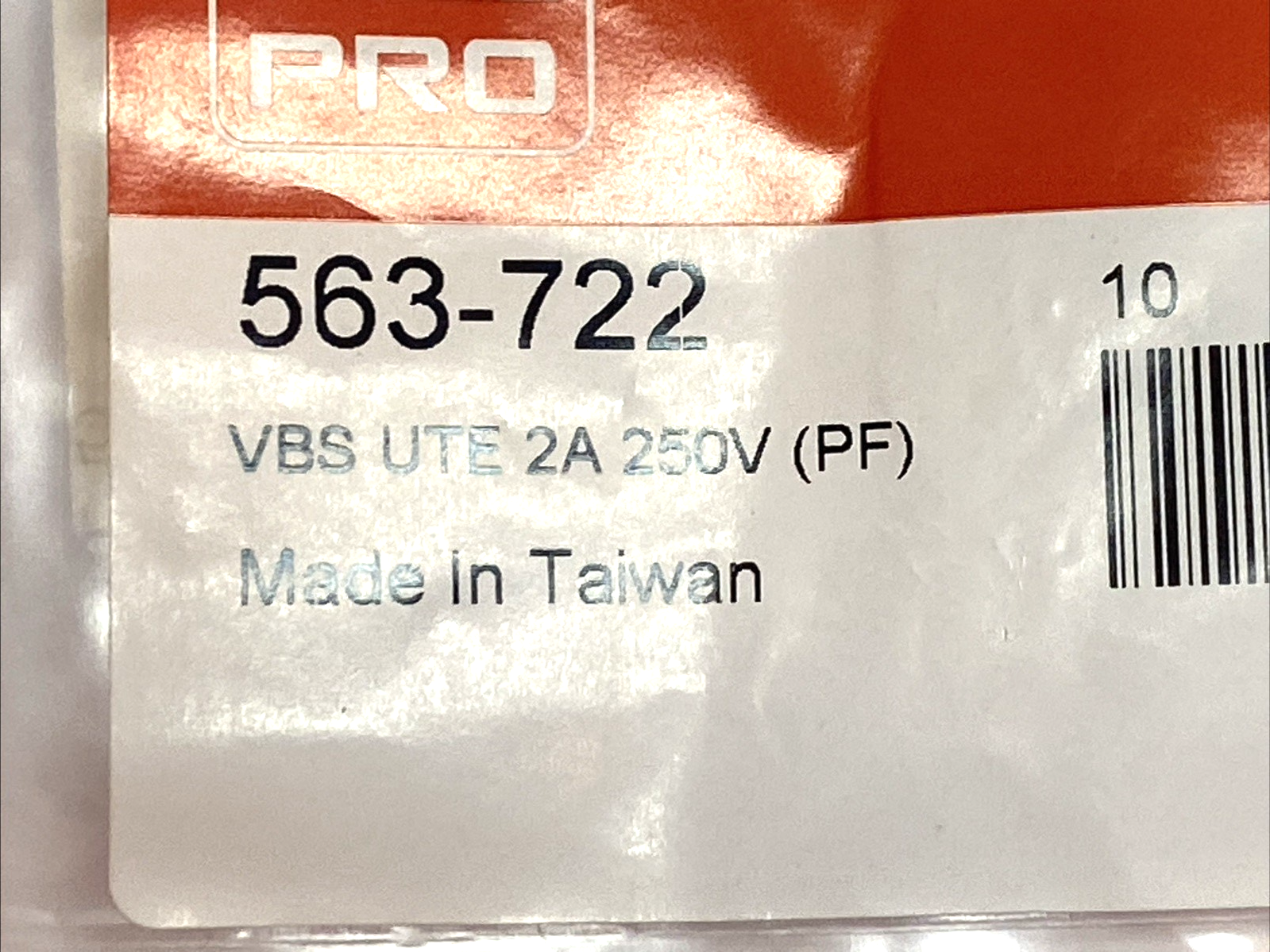 Bussmann VBS UTE 2A 250V Fuse PKG of 10 - Maverick Industrial Sales
