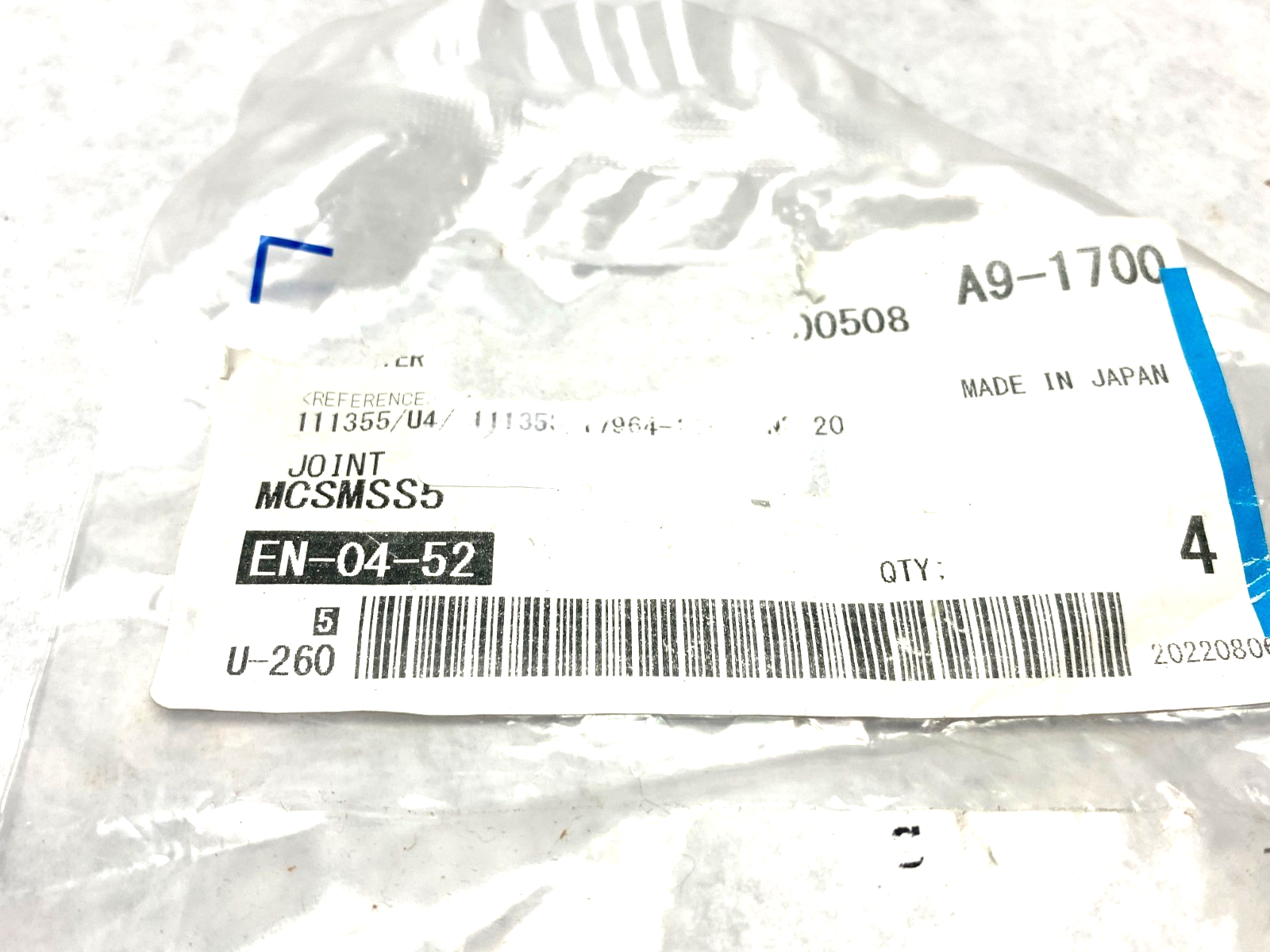 MCSMS5 | MiSUMi Threaded Air Coupler Socket, PKG OF 4 - New – Open box - Maverick Industrial Sales