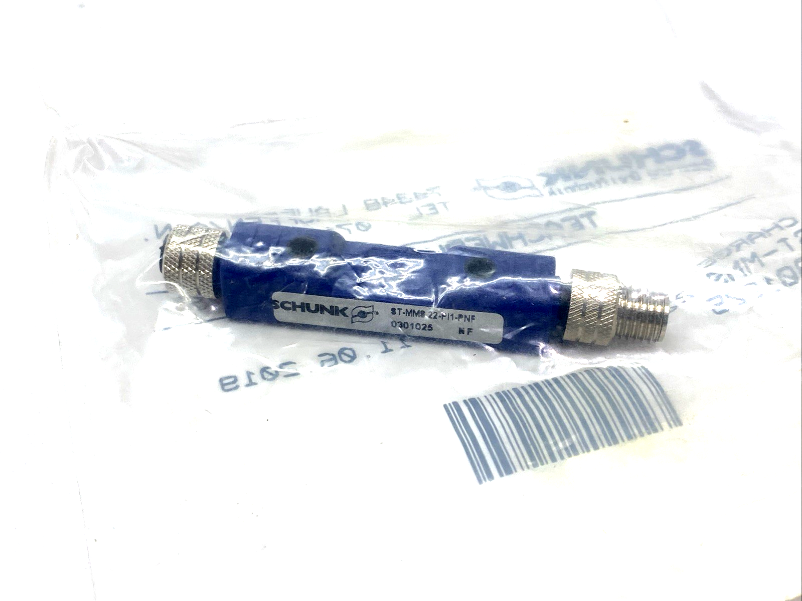 Schunk ST-MMS 22-PI1-PNP Plug Teaching Tool, M8 3-Pin PNP 301025 - Maverick Industrial Sales