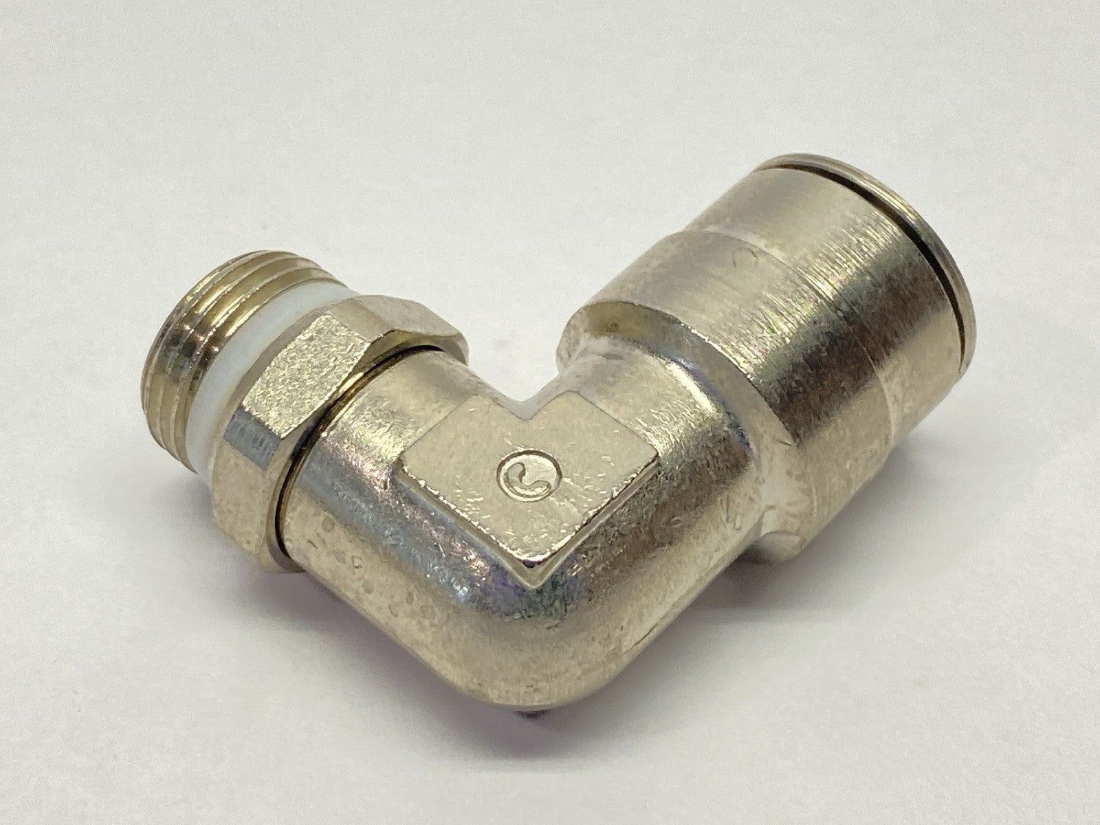 Camozzi S6520 14-3/8 Swivel Elbow 90 Degree Push-In Fitting LOT OF 8 - Maverick Industrial Sales