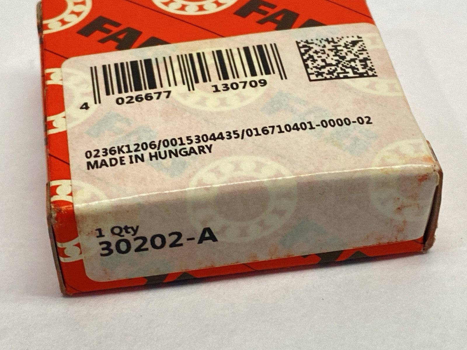 30202-A | FAG Tapered Roller Bearing 15mm Bore 35mm OD 11.75mm Width - New - Maverick Industrial Sales