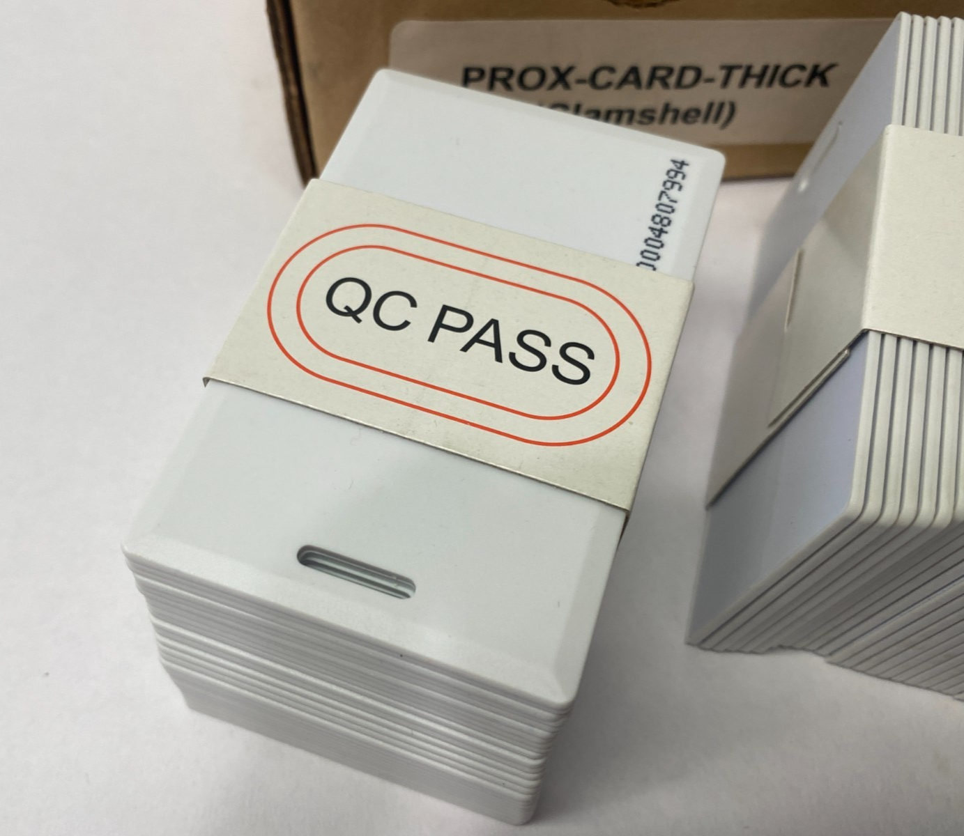 ZKTeco 125KHz Proximity Cards, Thick, Clamshell, BOX OF 50 - New – Open box - Maverick Industrial Sales