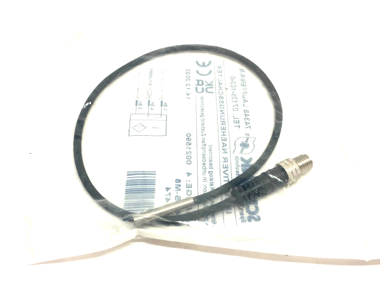 Schunk IN40/S-M8 Inductive Proximity Switch 0301474 - Maverick Industrial Sales