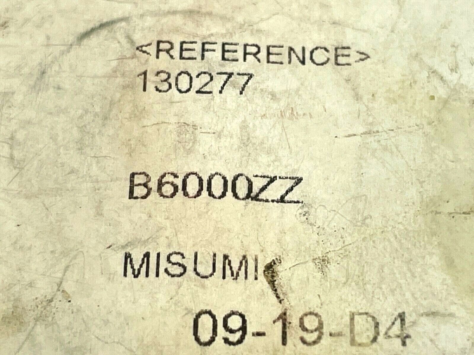 MiSUMi B6000ZZ Deep Groove Ball Bearing LOT OF 3 - Maverick Industrial Sales