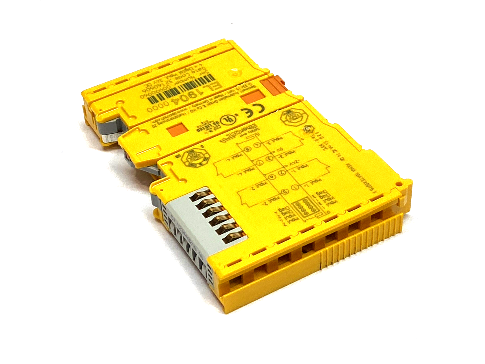 EL1904 | Beckhoff EtherCAT TwinSAFE 4-Channel Safe Digital Input Terminal 24VDC - Used - Maverick Industrial Sales
