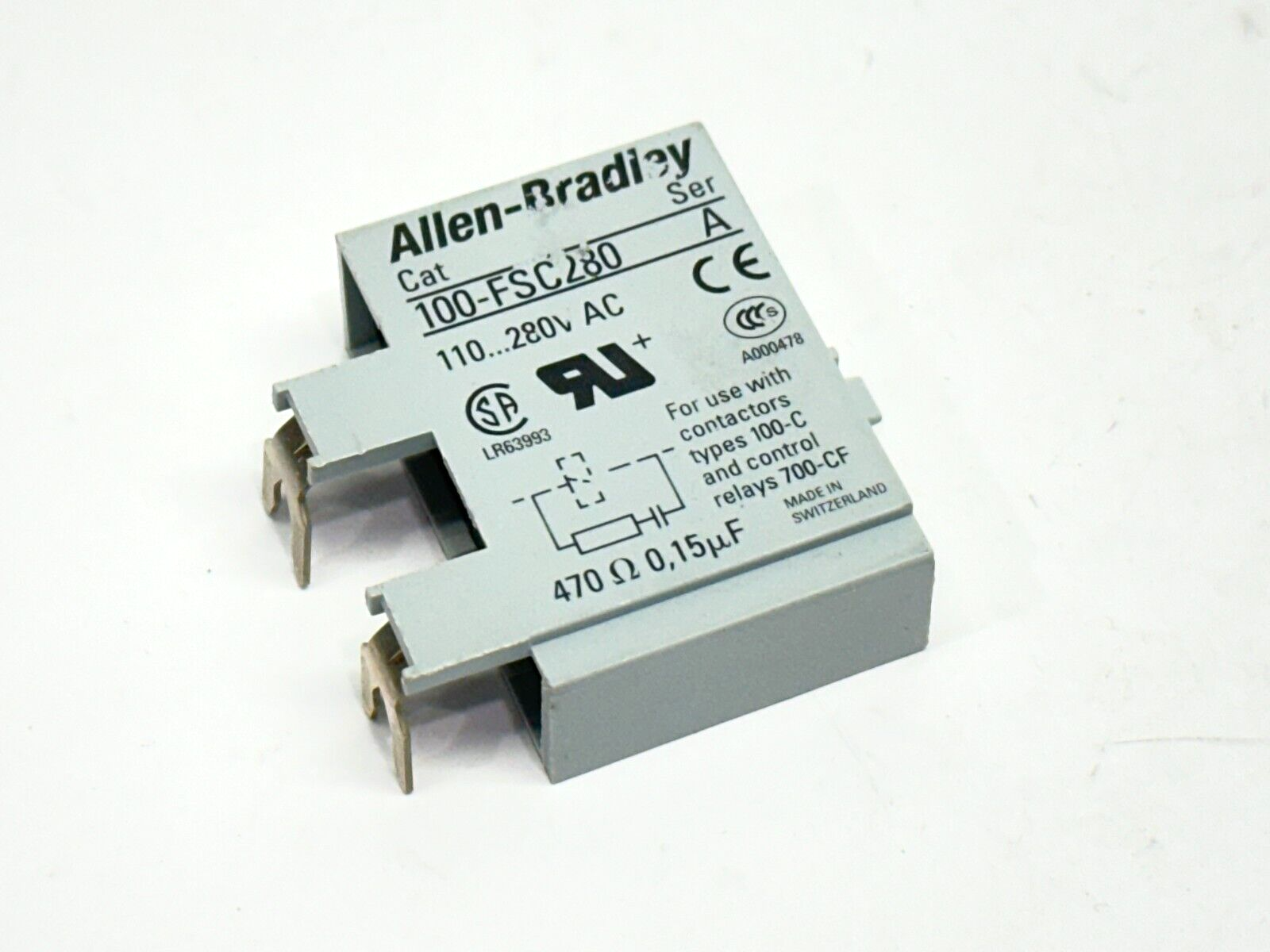 Allen Bradley 100-FSC280 Ser A Surge Suppressor 110-280VAC - Maverick Industrial Sales