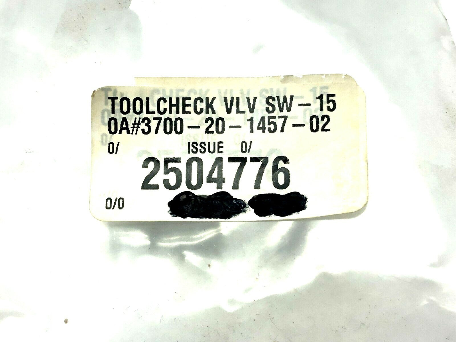 ATI 3700-20-1457 Tool Check Valve Piston - Maverick Industrial Sales