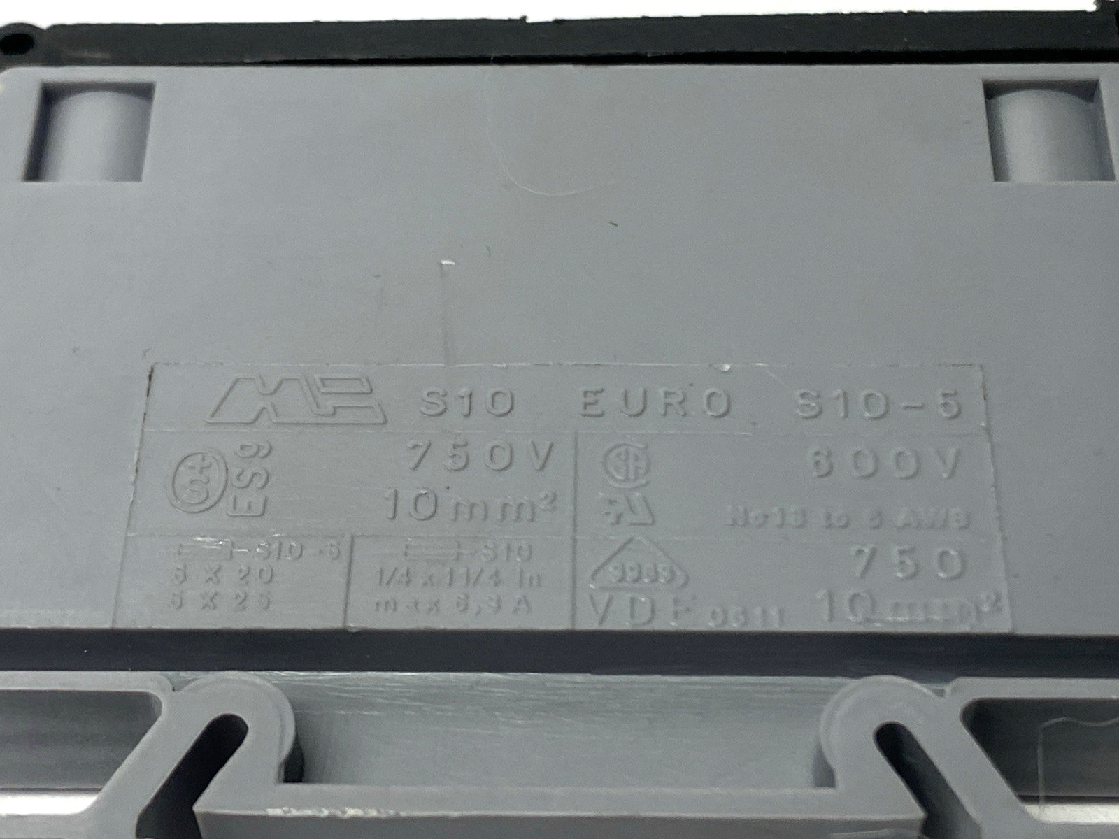 Morsettitalia Euro S10-5 Fuse Holder Terminal Block LOT OF 4 - Maverick Industrial Sales