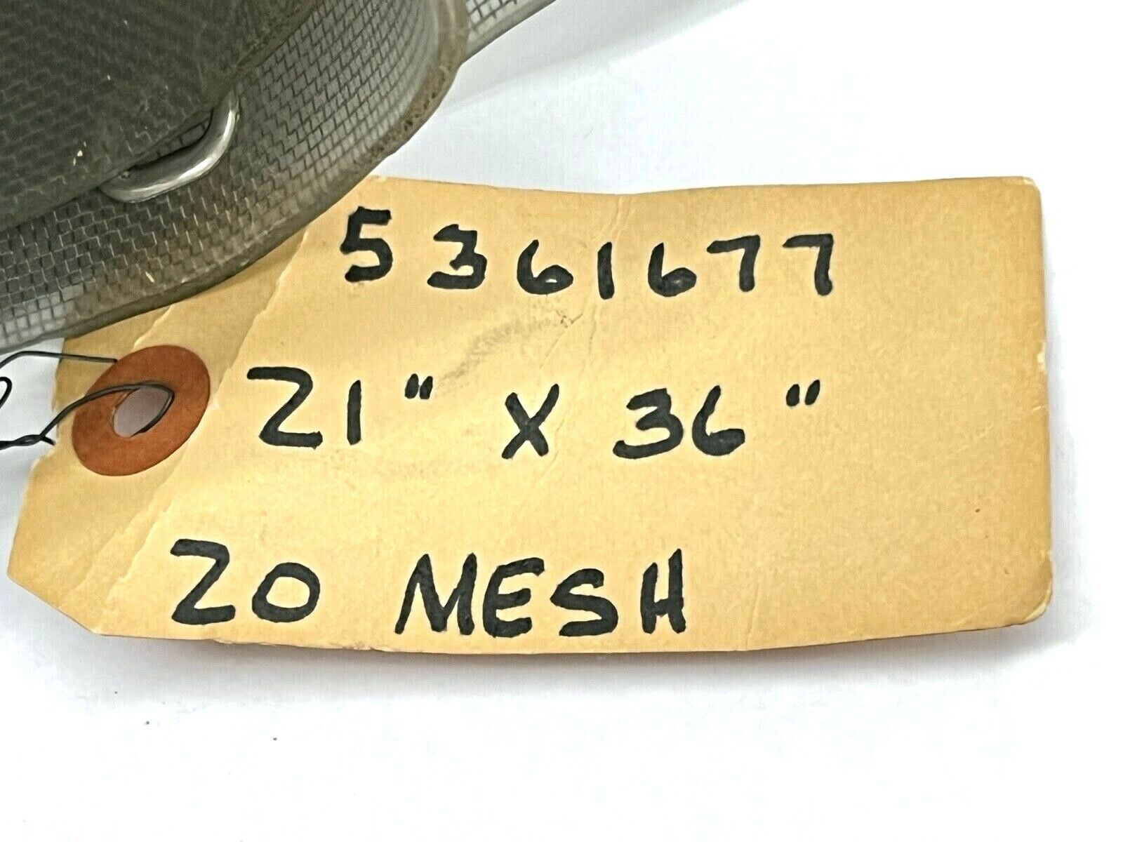 Unknown | Rotex Replacement Screen Filter 20 Mesh .009 Wire 36