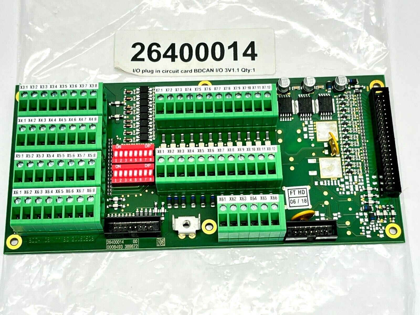OCS Checkweighers 26400014 I/O PLUG IN CIRCUIT CARD BDCAN I/O 3V1.1 - Maverick Industrial Sales