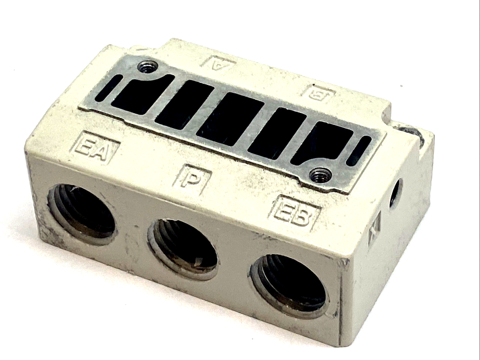 SY5000-27-1T | SMC Subplate Manifold 1/4" NPTF LOT OF 2 - Used - Maverick Industrial Sales