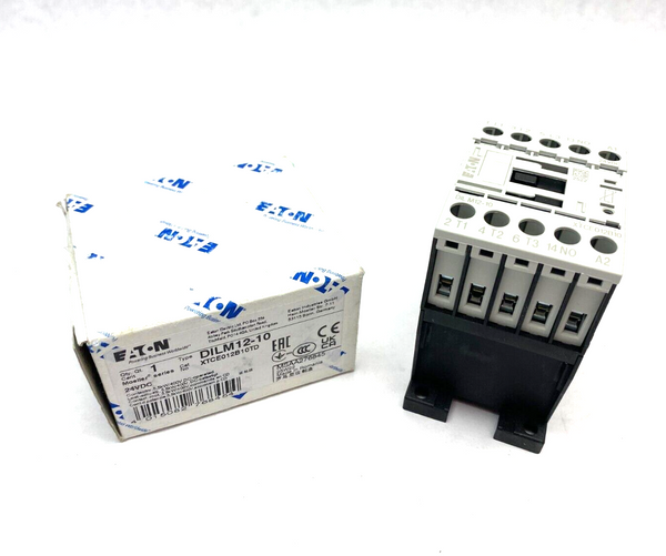 Eaton XTCE012B10TD Moeller Series Contactor DILM12-10 24VDC