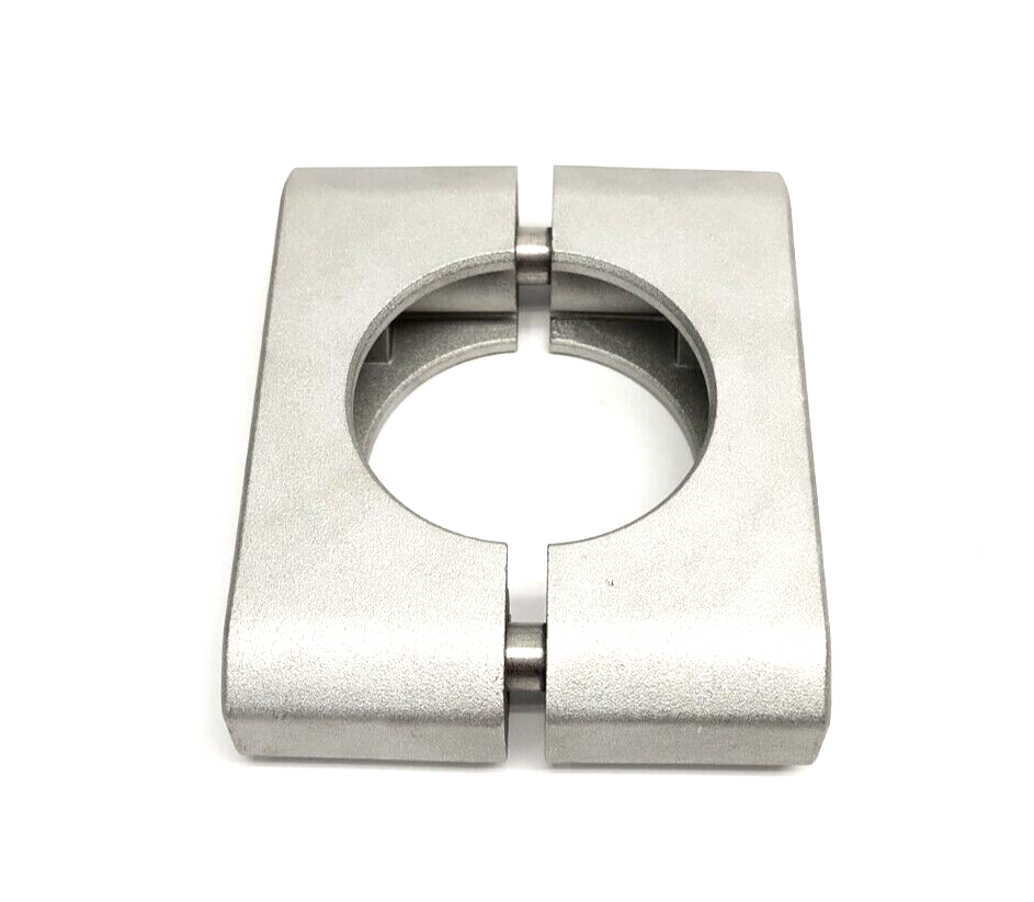 INOCON CM-B50-2-8 Multi-Piece Aluminum Clamping Tube Support 50mm Bore Diameter - Maverick Industrial Sales