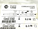 Allen Bradley 1202-C02 Ser. A SCANPort Cable 0.2m Length - Maverick Industrial Sales