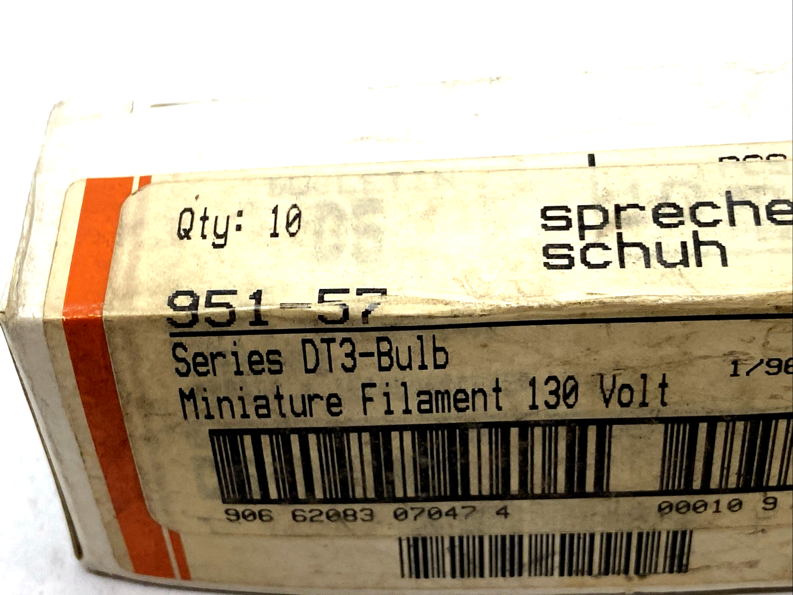 Sprecher+Schuh 951-57 Lamp Bulb 130V 2.6W PKG OF 10 - Maverick Industrial Sales