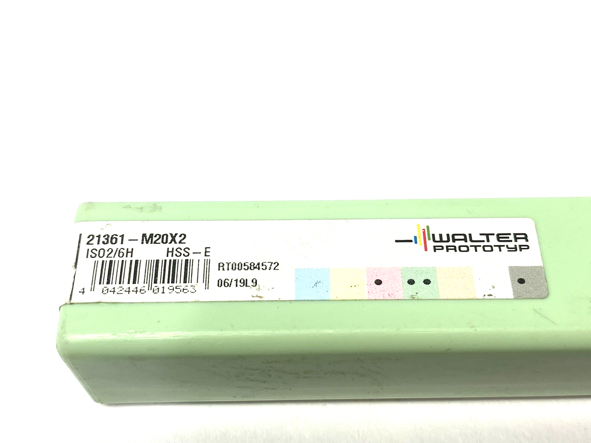 Walter Prototyp 21361-M20X2 Paradur® H Metric Shank Machine Tap HSS-E 5077460 - Maverick Industrial Sales