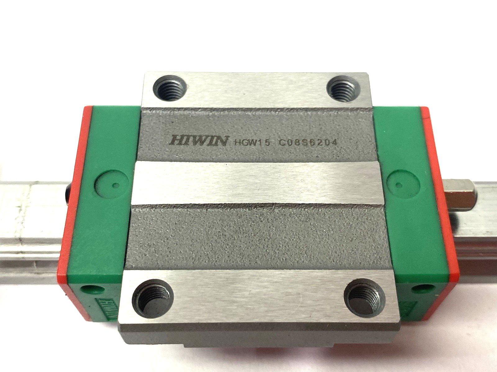 HGW-15-CC-2T220-Z0-C | Hiwin Linear Guideway Block and Rail, 2-Blocks, 220mm Rail - Used - Maverick Industrial Sales