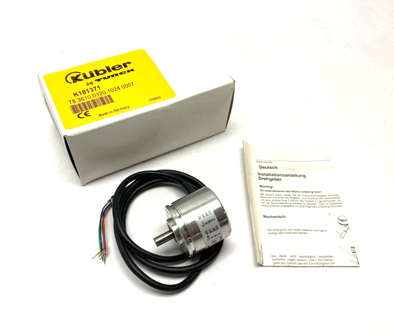 Turck Kübler T8.3610.0320.1024.0007 Incremental Rotary Encoder K181371 - Maverick Industrial Sales