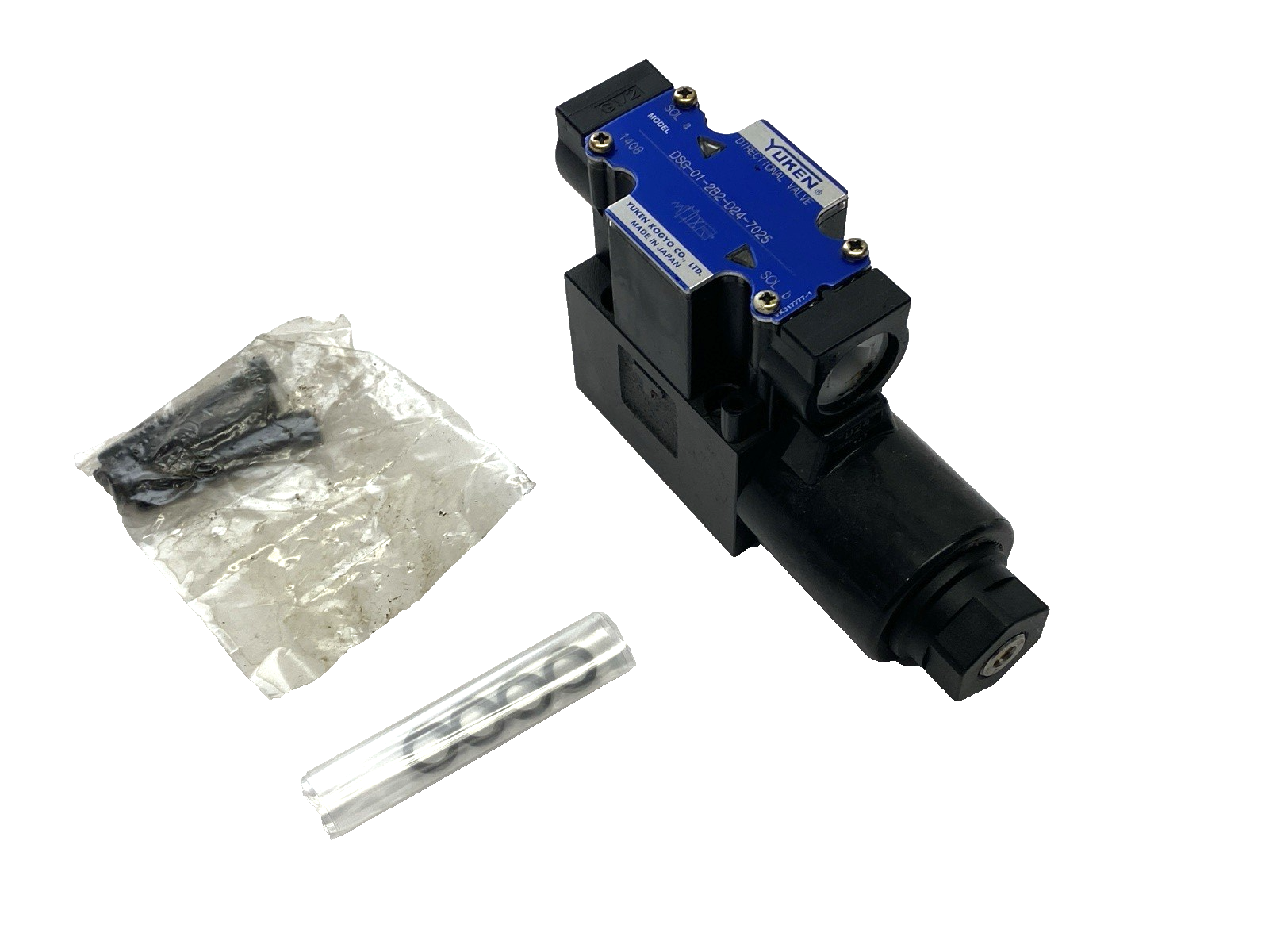 DSG-01-2B2-D24-7025 | Yuken Solenoid Directional Valve 2-Position - New – Open box - Maverick Industrial Sales