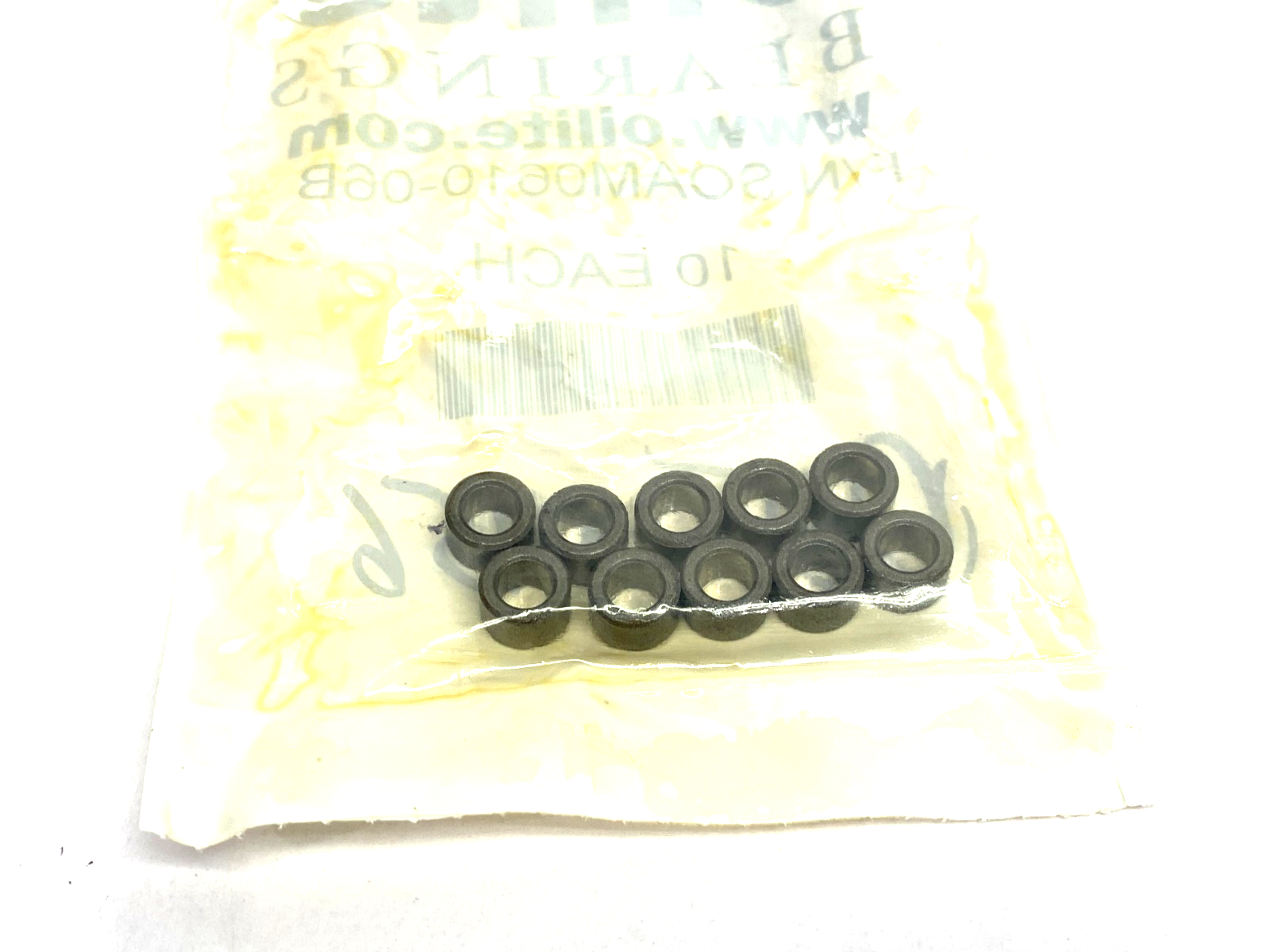 Oilite SOAM0610-06B Super Oilite® M-Series Metric Sleeve Bearing PKG OF 10 - Maverick Industrial Sales