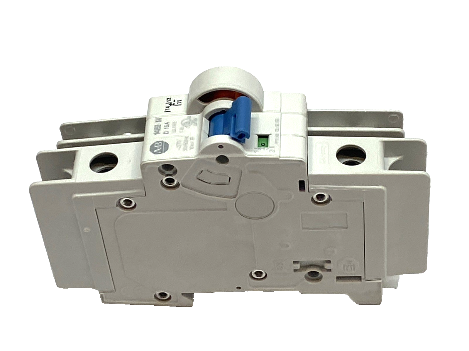Allen‑Bradley 1489-M1D150 Breaker 15A w/ 1489-AMRA3 Aux Contact 1P SER. D - Maverick Industrial Sales