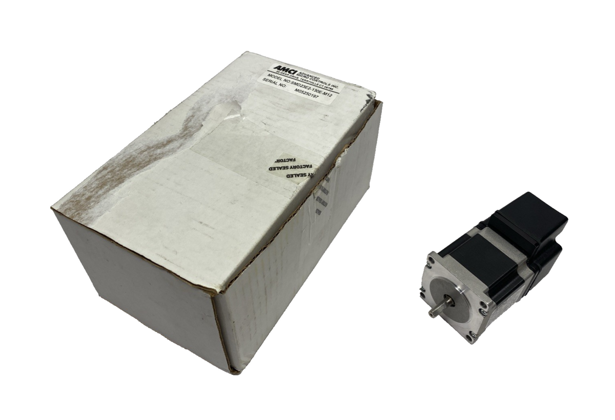 Advanced Micro Controls AMCI SMD23E2-130E-M12 Ethernet Integrated Stepper Motor - Maverick Industrial Sales