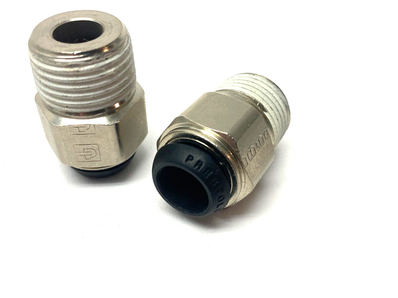 Parker F3PB12-1/2 Prestolok Straight Male Tube Fitting 12mm OD LOT OF 2 - Maverick Industrial Sales