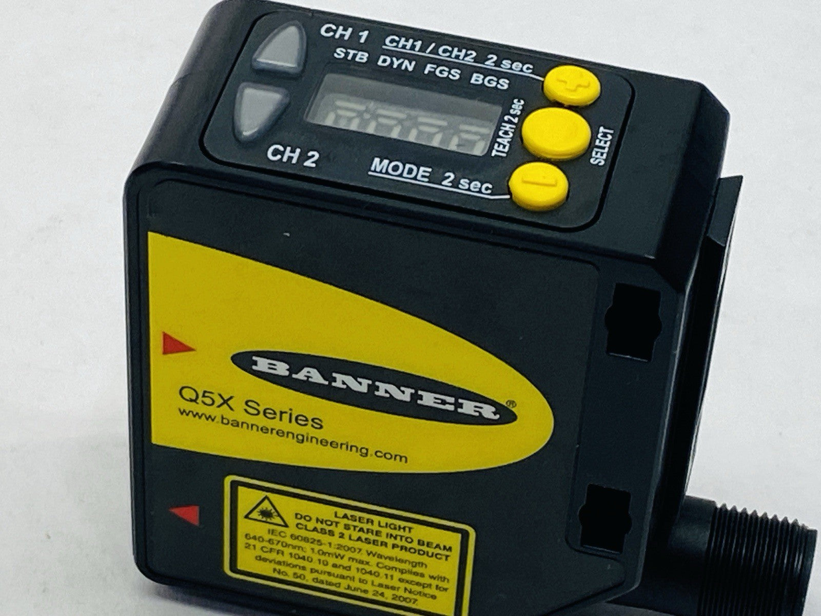Banner Q5XKLAF2000-Q8 High Power Adjustable Field Photoelectric Sensor 803693 - Maverick Industrial Sales