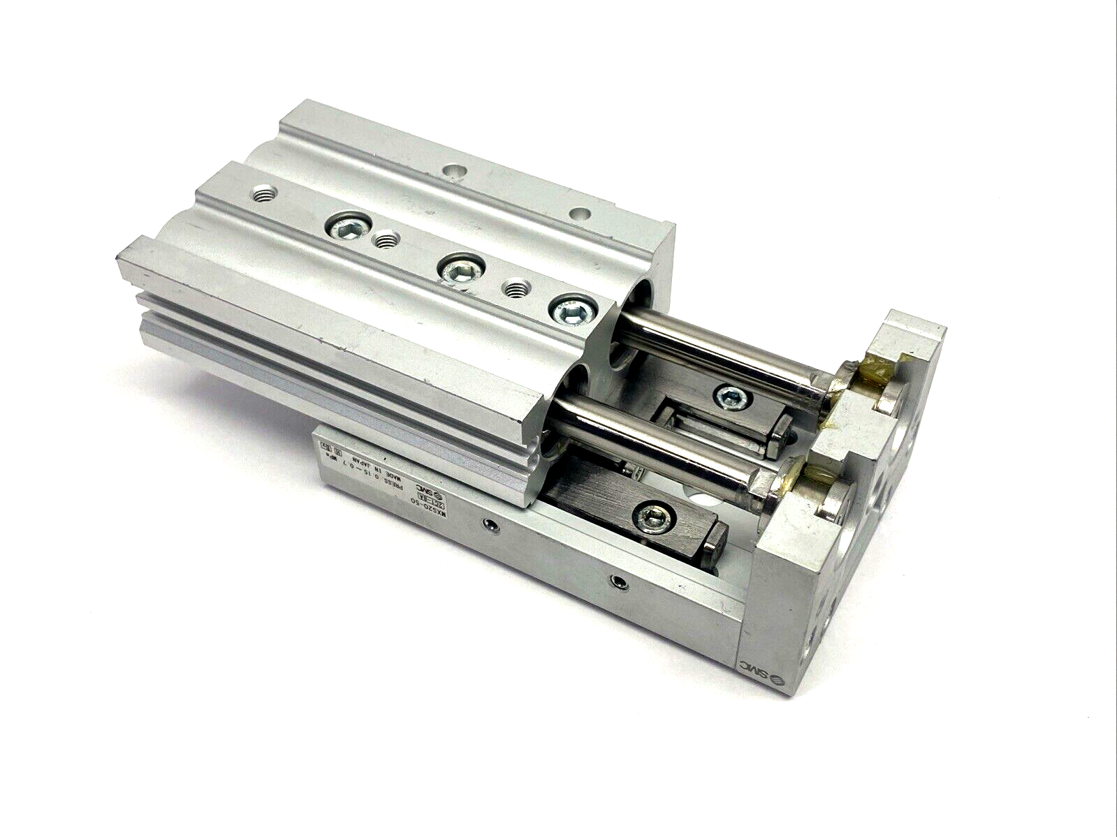 SMC MXS20-50 Pneumatic Slide Table Cylinder 20mm Bore 50mm Stroke - Maverick Industrial Sales