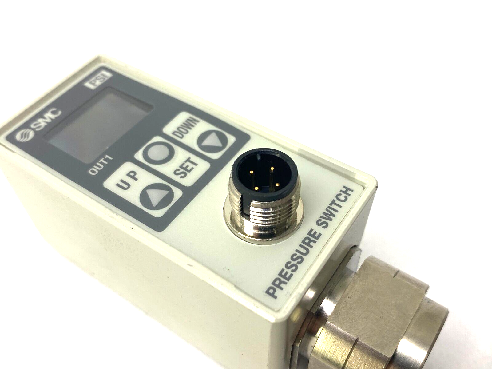 SMC ISE70-N02-65-P Digital Pressure Switch 0~150psi 24~24VDC - Maverick Industrial Sales