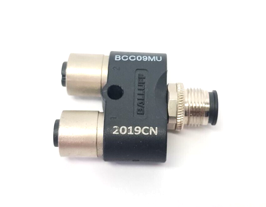 Balluff BCC09MU Tee Connector M12 5-Pin A-Coded BCC M415-M415-M415-U0016-000 - Maverick Industrial Sales