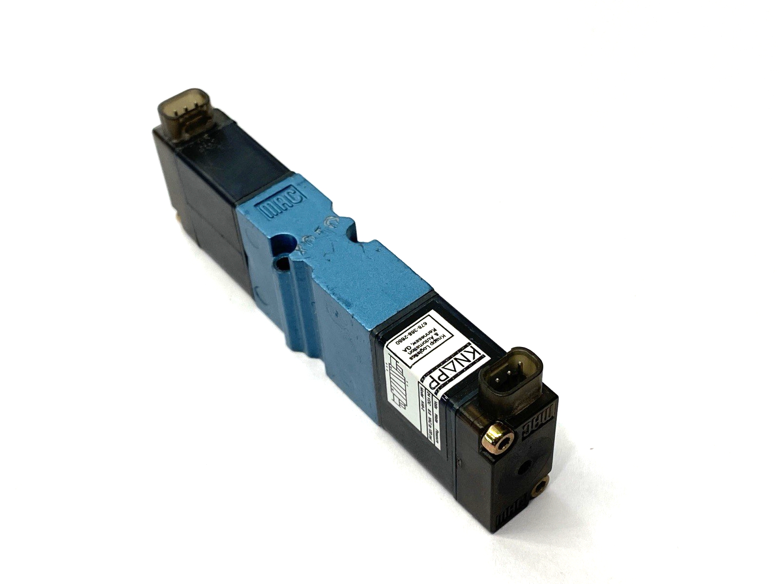 MAC Knapp K46-2 Double Pneumatic Solenoid Valve 24VDC 9.6W 120PSI - Maverick Industrial Sales