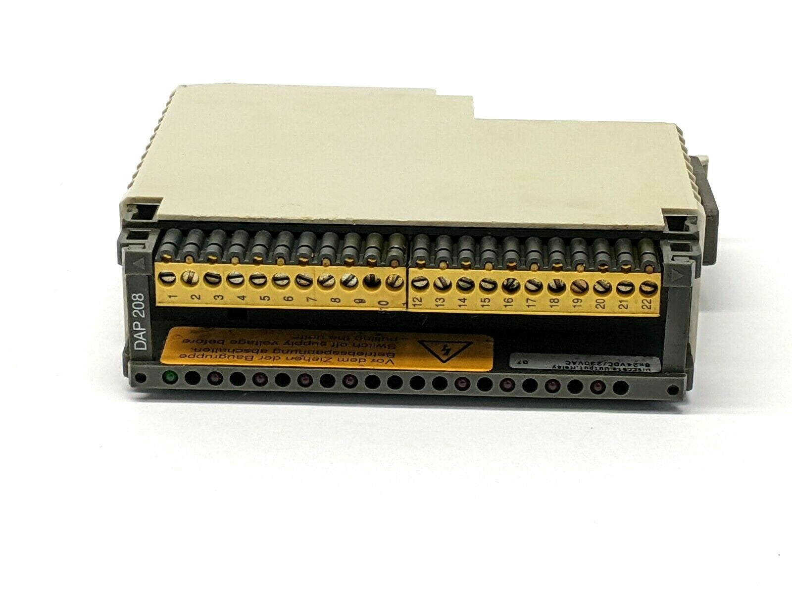 AEG AS-BDAP-208 Discrete Output Module 8x24VDC/230VAC - Maverick Industrial Sales