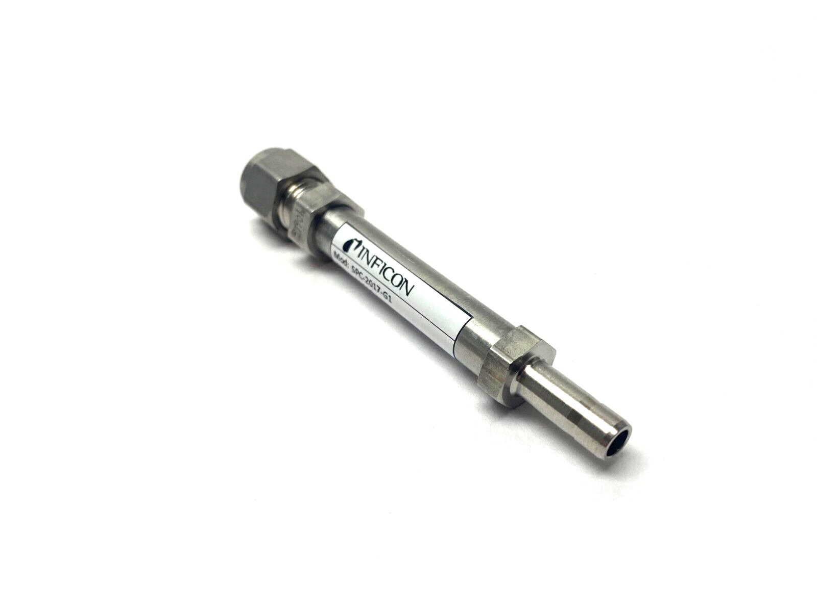 Inficon SPC-2017-G1 Helium Leak Detection Vacuum Jet Nozzle 4.98E-5 atmcc/sec - Maverick Industrial Sales