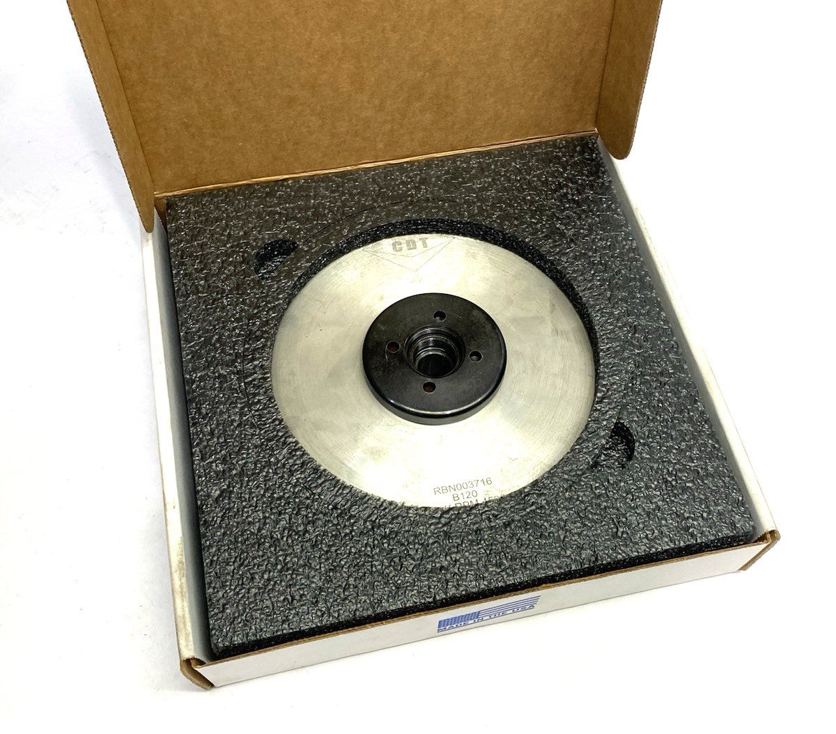 Continental Diamond Tool Co RBN003716 Grinding Wheel 1A1 8" x 1" x 1.25" - Maverick Industrial Sales