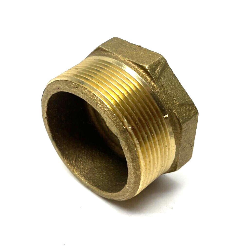 Brass Reducer Fitting 2" Male NPT to 1/2" Female NPT - Maverick Industrial Sales