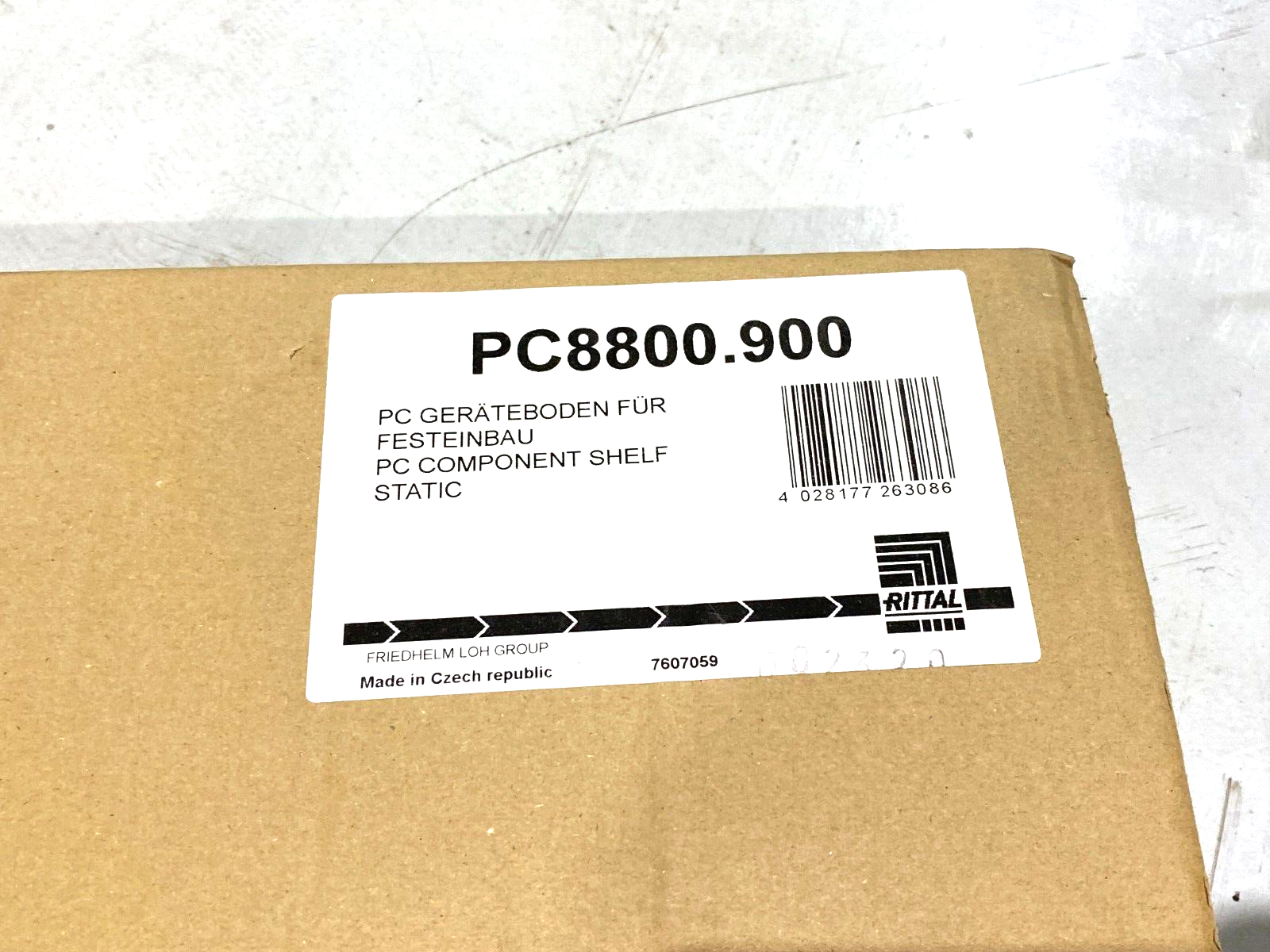 Rittal PC8800.900 Static Installation PC Component Shelf Gray - Maverick Industrial Sales