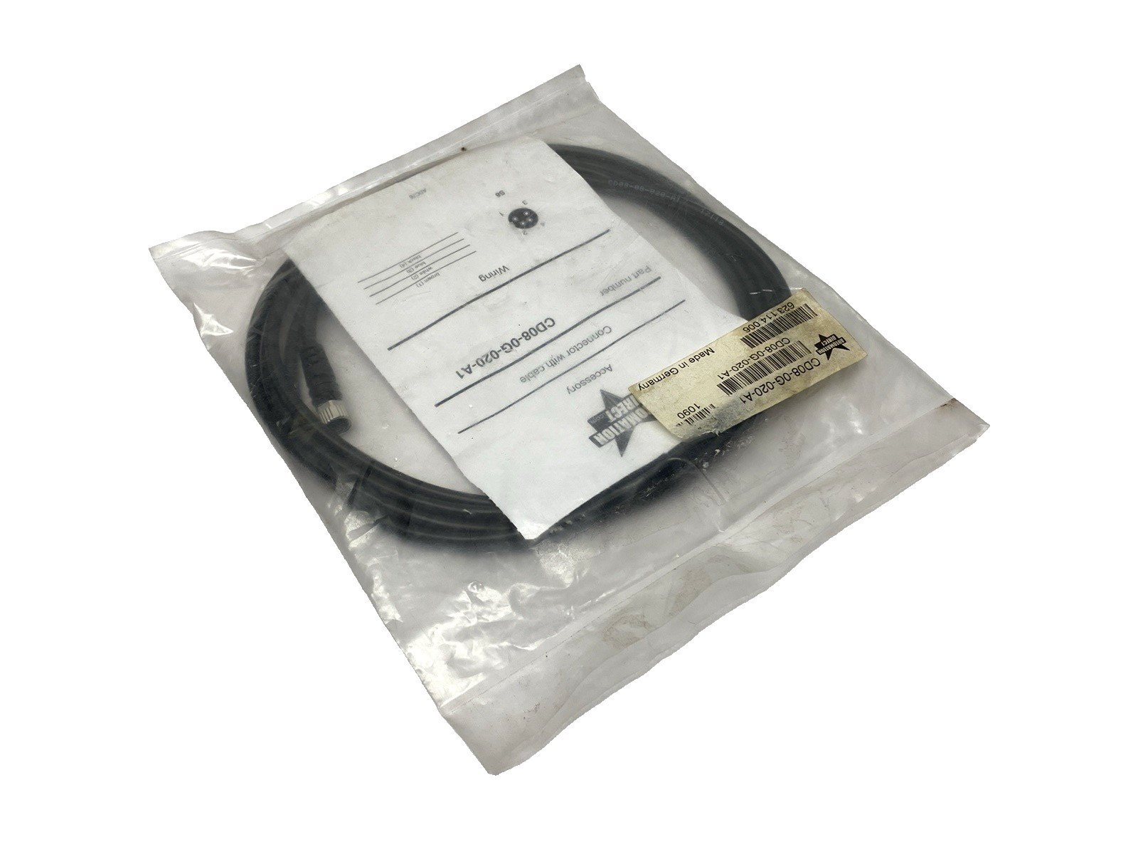 CD08-0G-020-A1 | AutomationDirect Single Ended Connector Cable M8 2m - New - Maverick Industrial Sales